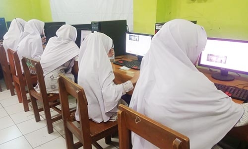 SMP Boarding School Putra Harapan SIAP ikuti ANBK