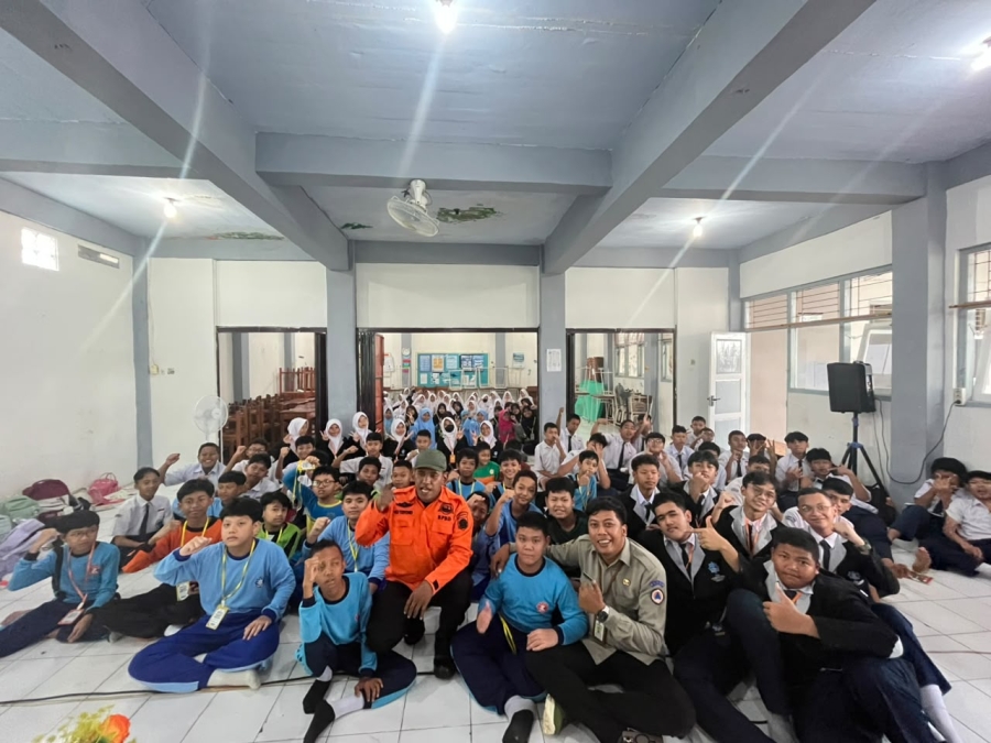 SMP Boarding School Putra Harapan Hadirkan BPBD Kabupaten Banyumas dalam MPLS, Bekali Siswa dengan Edukasi Siaga Bencana