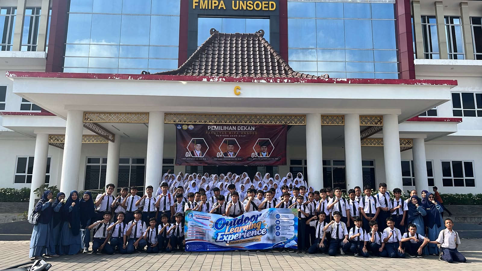 Outdoor Learning Experience, Siswa SMP Boarding School Putra Harapan Belajar Kimia dan Fisika di FMIPA UNSOED